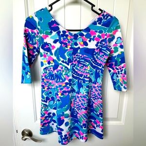Lilly Pulitzer Fit & Flare Dress Sz 10/12